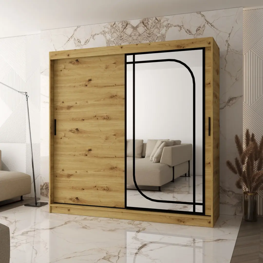 Alabama Sliding Door Wardrobe 200cm - Image 21