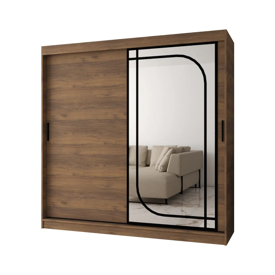 Alabama Sliding Door Wardrobe 200cm - Image 4