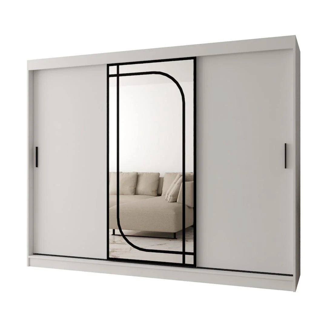 Alabama Sliding Door Wardrobe 250cm - Image 9