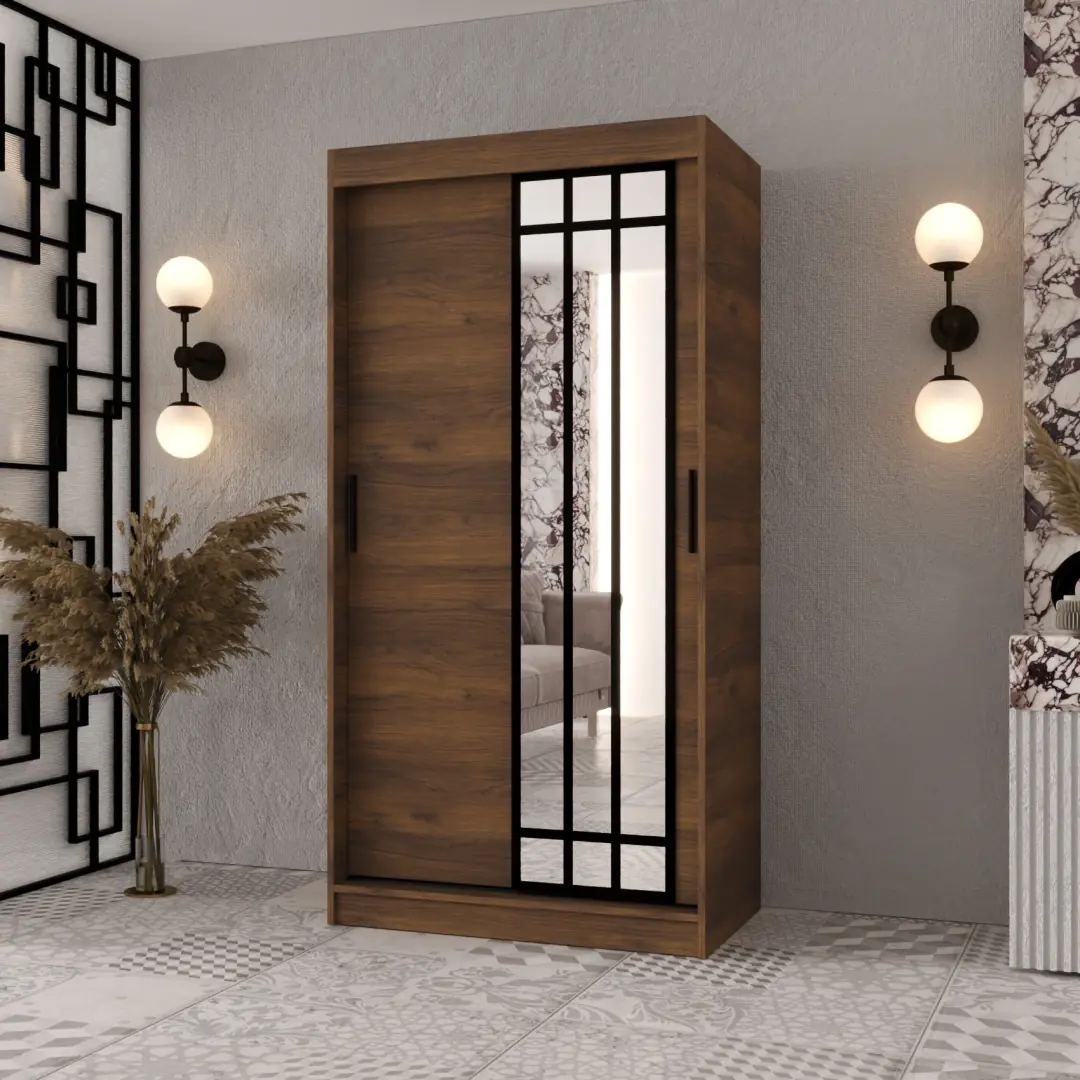 Almeria Sliding Door Wardrobe 100cm - Image 21