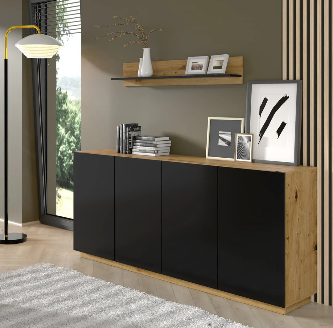 Aura Sideboard Cabinet 198cm - Image 3