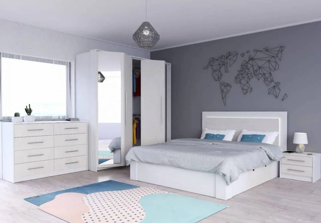 Aurelia Hinged Door Wardrobe 206cm - Image 6