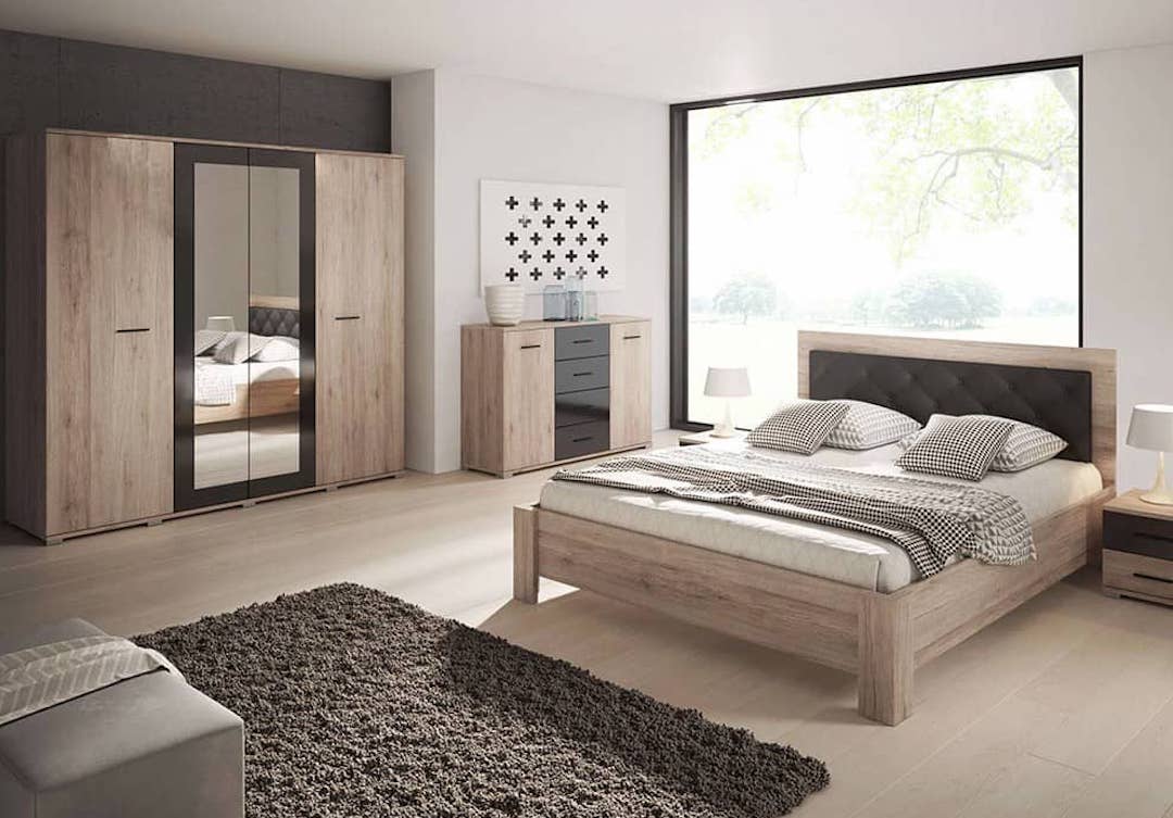 Bari Hinged Door Wardrobe 200cm - Image 3