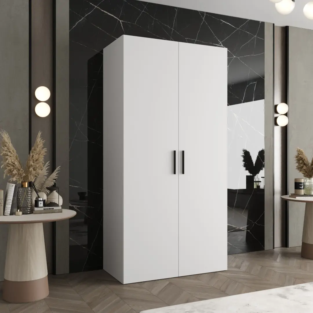 Bari I Hinged Door Wardrobe 100cm - Image 8