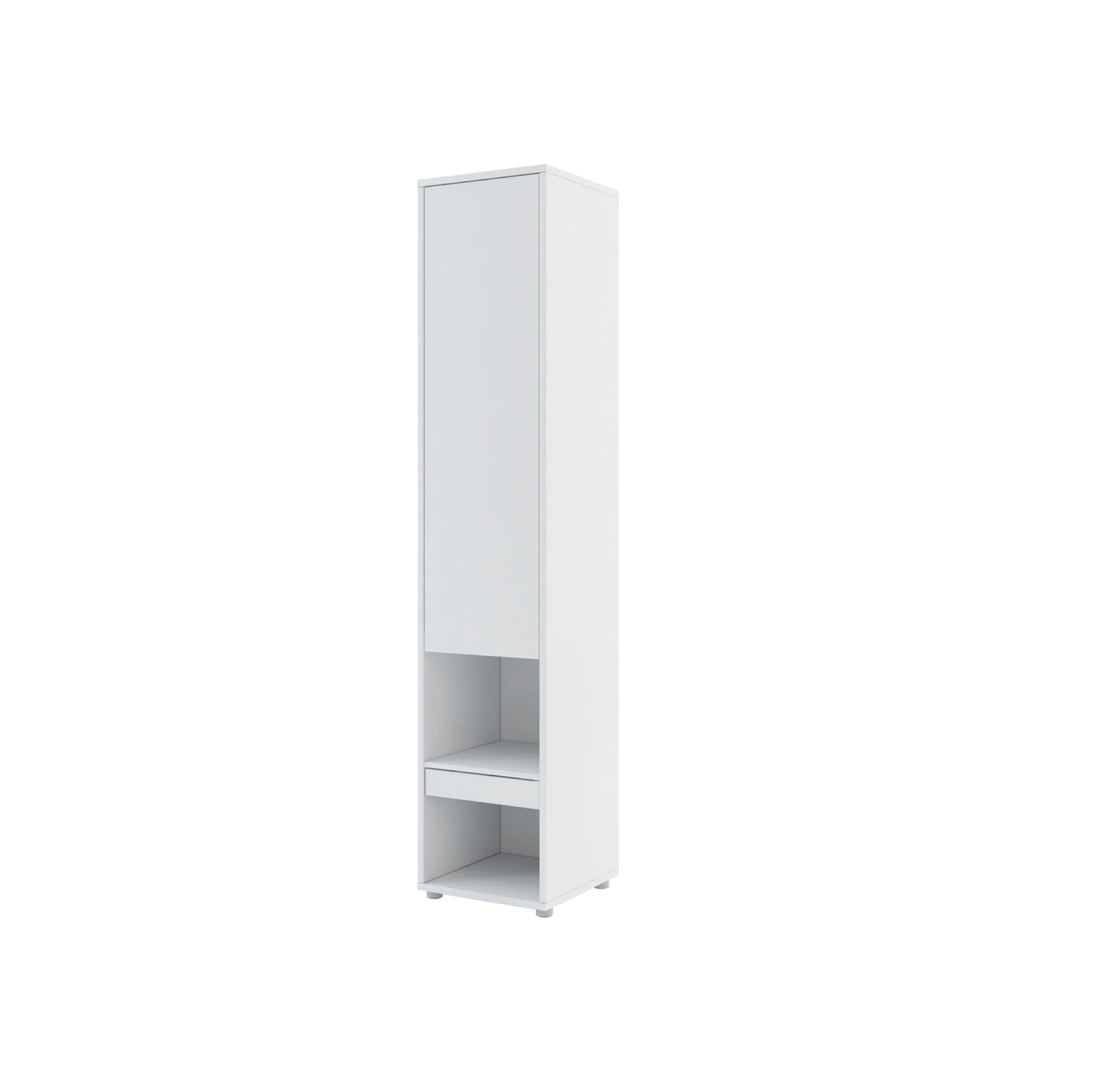 BC-02 Vertical Wall Bed Concept 120cm With Storage Cabinets and LED - Image 12