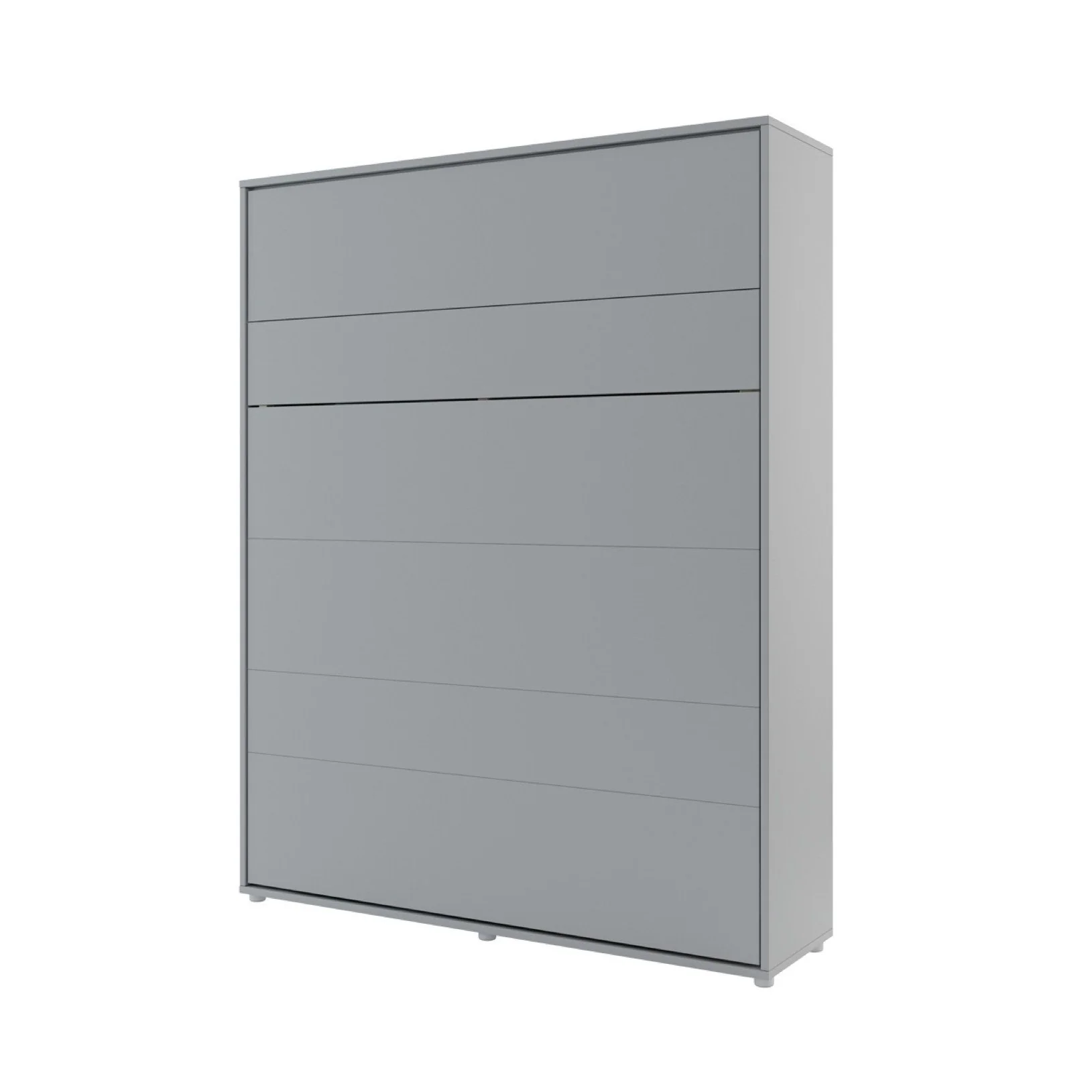 BC-13 Vertical Wall Bed Concept 180cm With Storage Cabinets and LED - Image 18