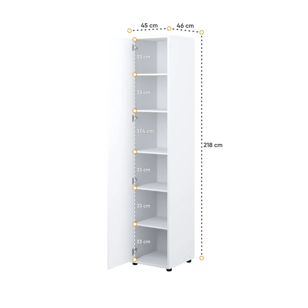 Bed Concept BC-21 Tall Storage Cabinet 45cm - Image 6