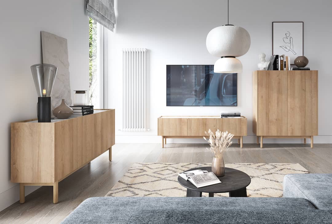 Boho TV Cabinet 144cm - Image 4