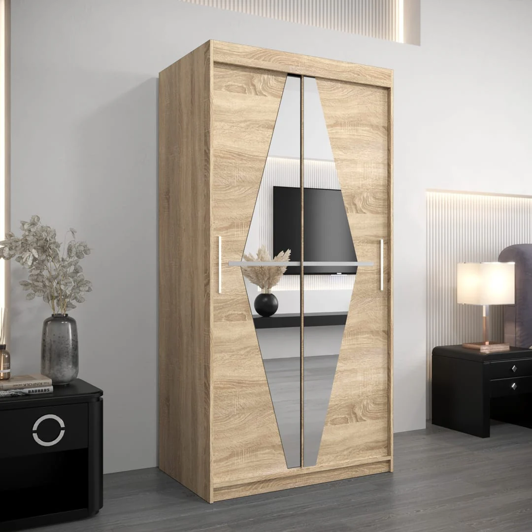 Boliwia Sliding Door Wardrobe 100cm - Image 16