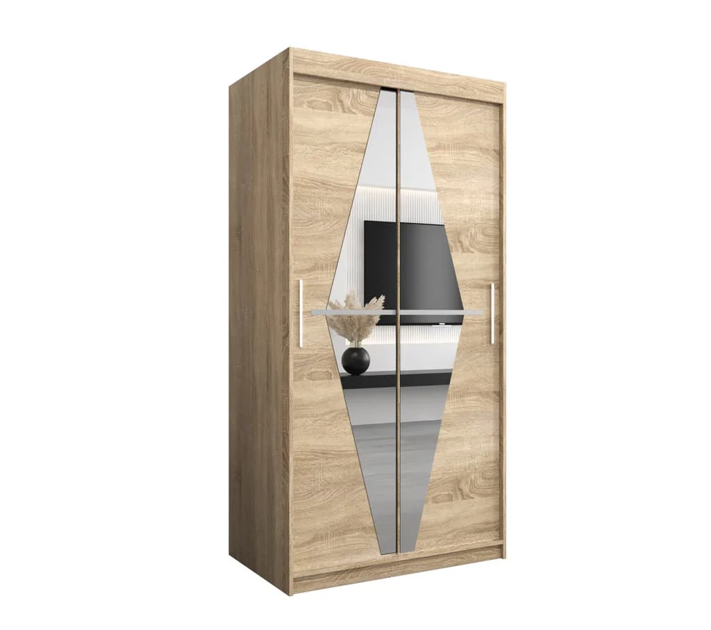 Boliwia Sliding Door Wardrobe 100cm - Image 17