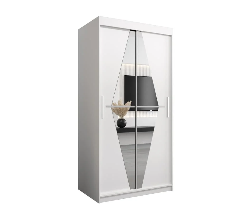 Boliwia Sliding Door Wardrobe 100cm - Image 7