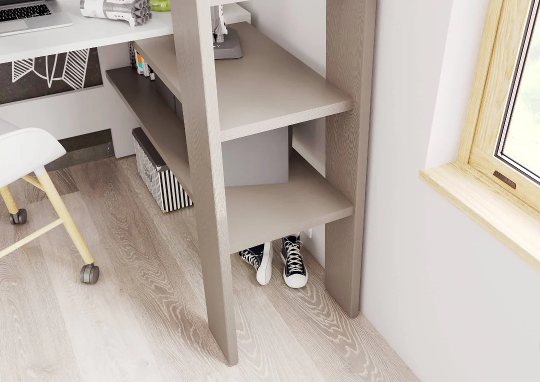 Cabin Bed Tom with Wardrobe and Desk - Image 7