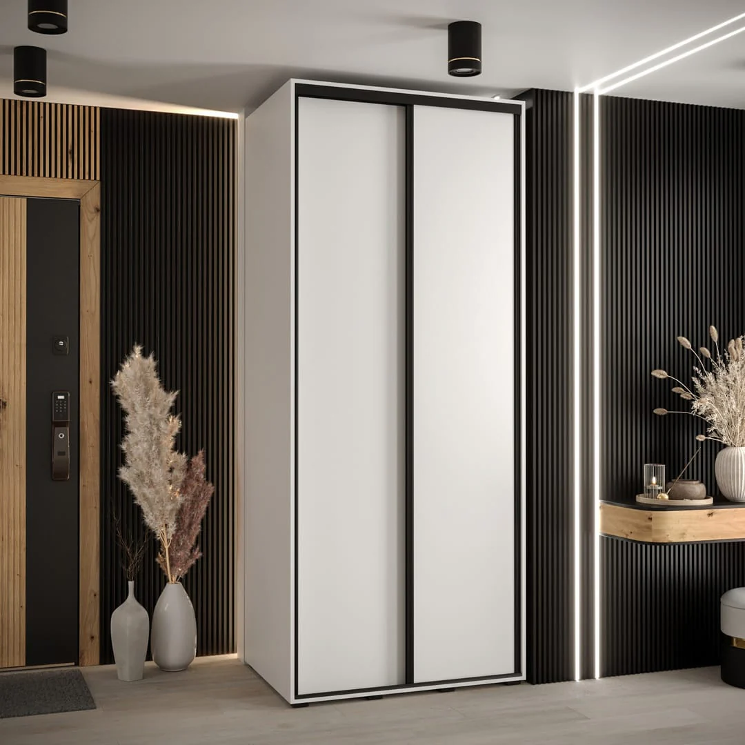 Cannes I Sliding Door Wardrobe 110cm - Image 5