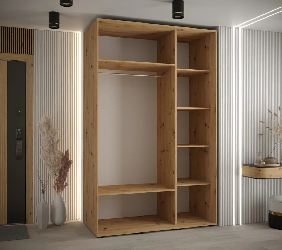 Cannes I Sliding Door Wardrobe 150cm - Image 6