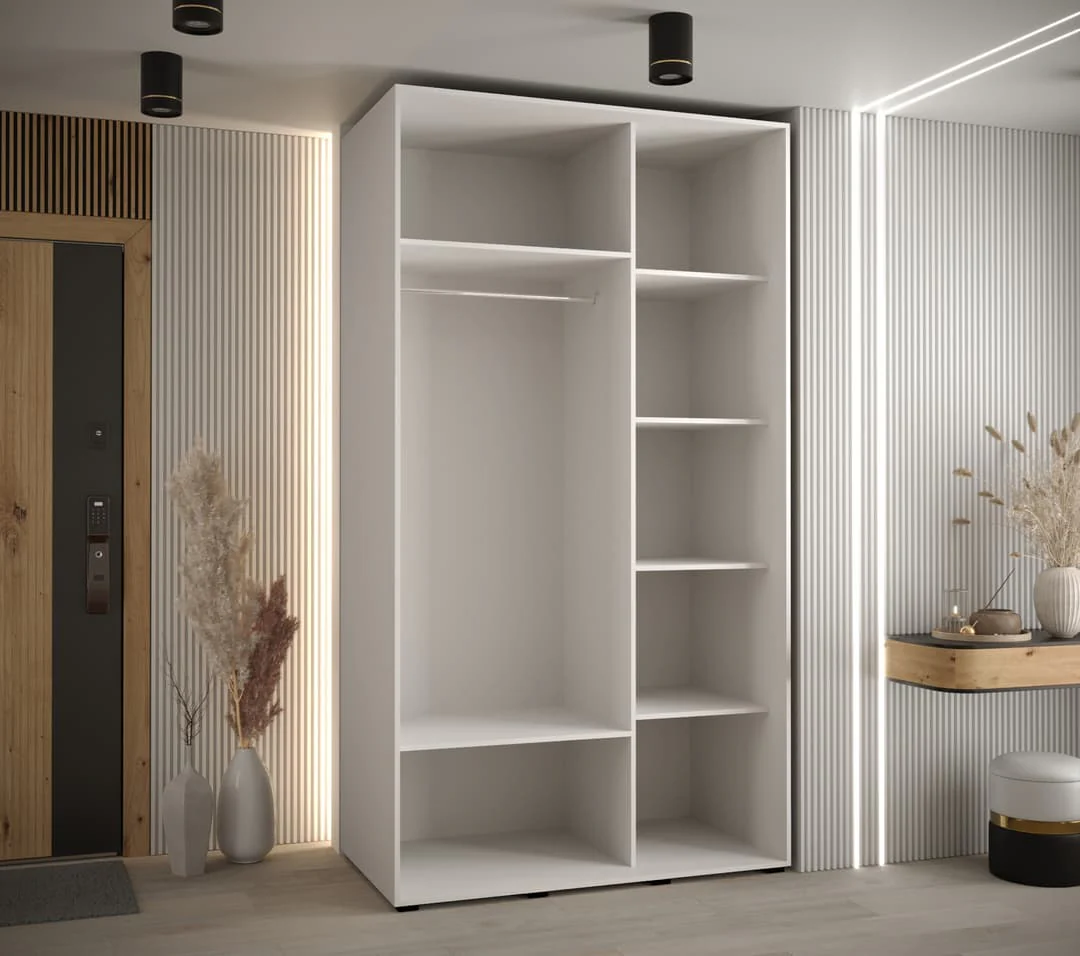 Cannes III Sliding Door Wardrobe 140cm - Image 7