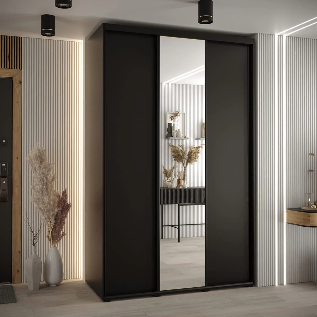 Cannes III Sliding Door Wardrobe 150cm - Image 8