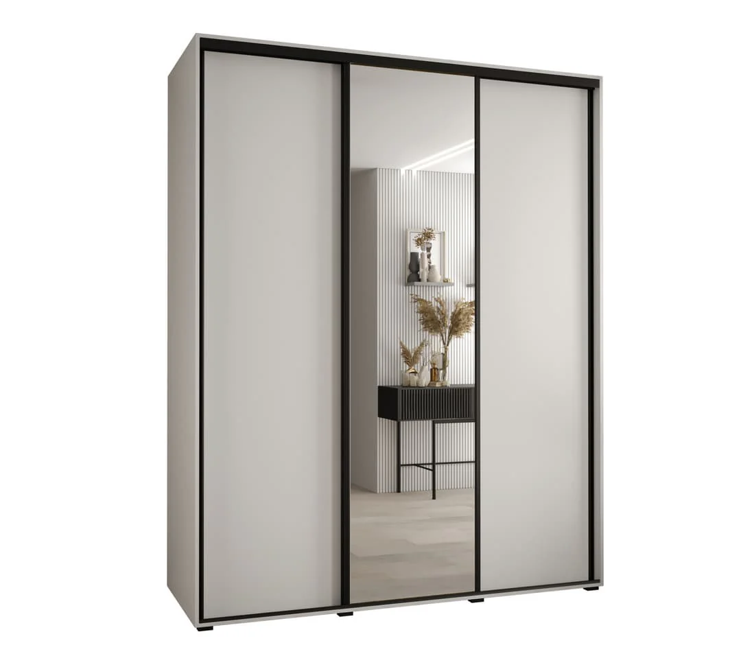 Cannes III Sliding Door Wardrobe 200cm - Image 6