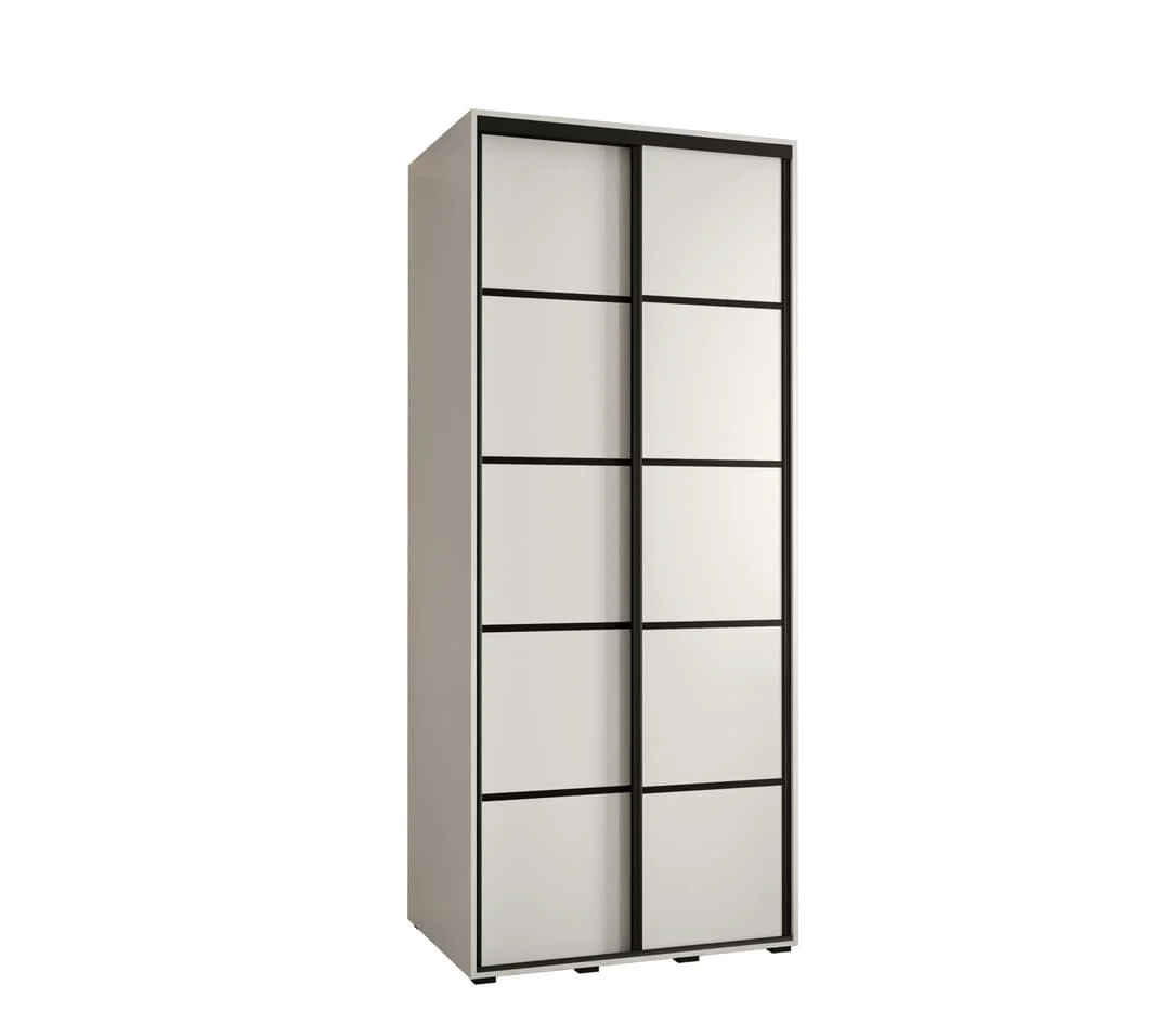 Cannes IV Sliding Door Wardrobe 120cm - Image 2