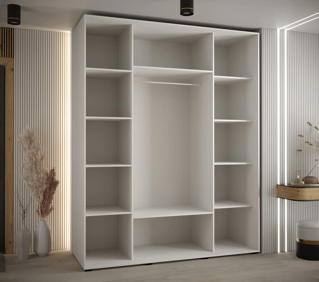 Cannes V Sliding Door Wardrobe 190cm - Image 10
