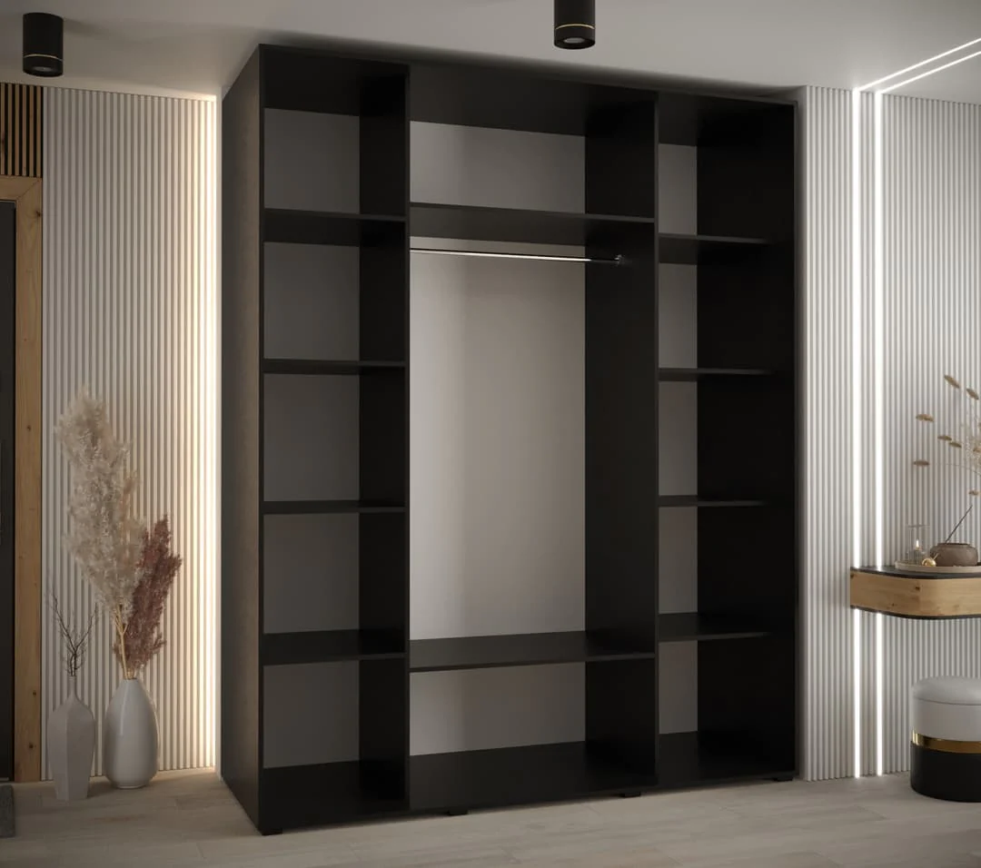 Cannes V Sliding Door Wardrobe 200cm - Image 9