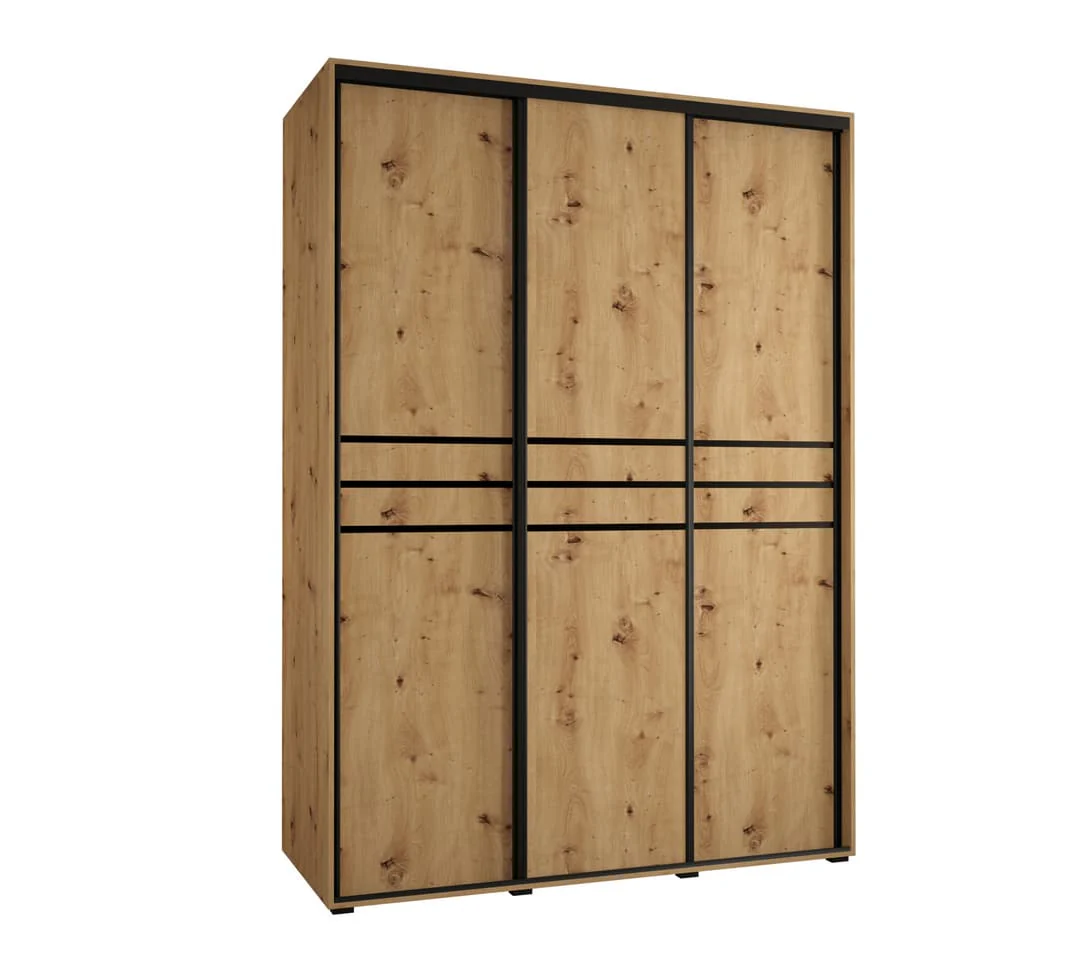Cannes X Sliding Door Wardrobe 180cm - Image 5