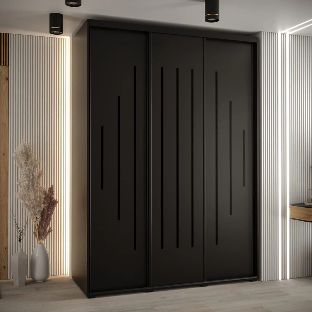 Cannes XII Sliding Door Wardrobe 180cm - Image 8