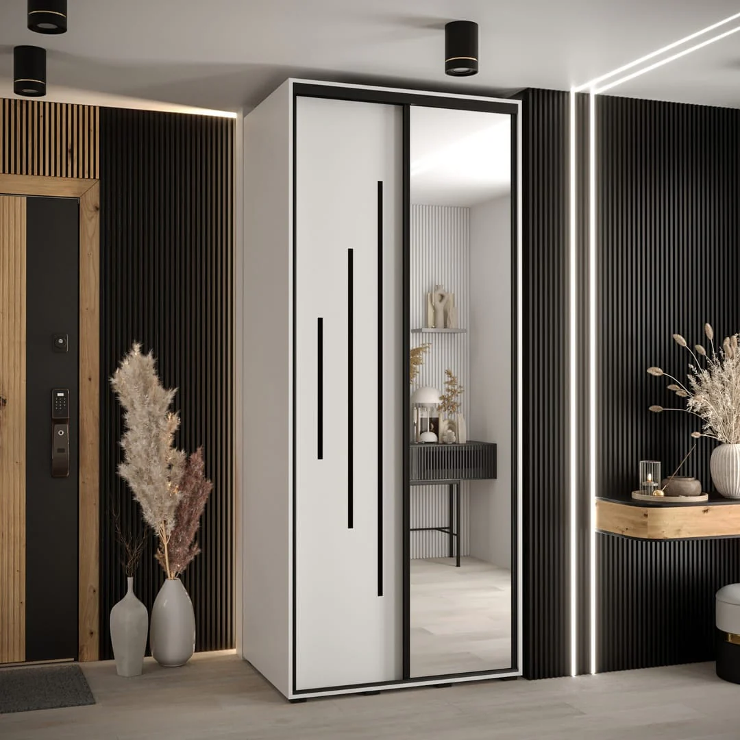 Cannes XIII Sliding Door Wardrobe 120cm