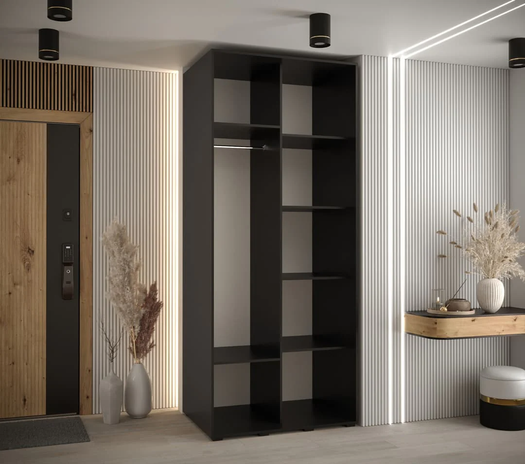 Cannes XIII Sliding Door Wardrobe 120cm - Image 10