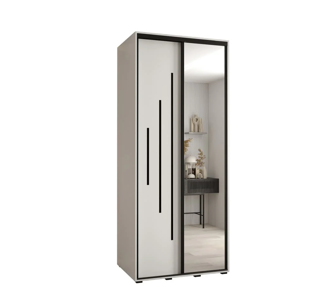 Cannes XIII Sliding Door Wardrobe 120cm - Image 2