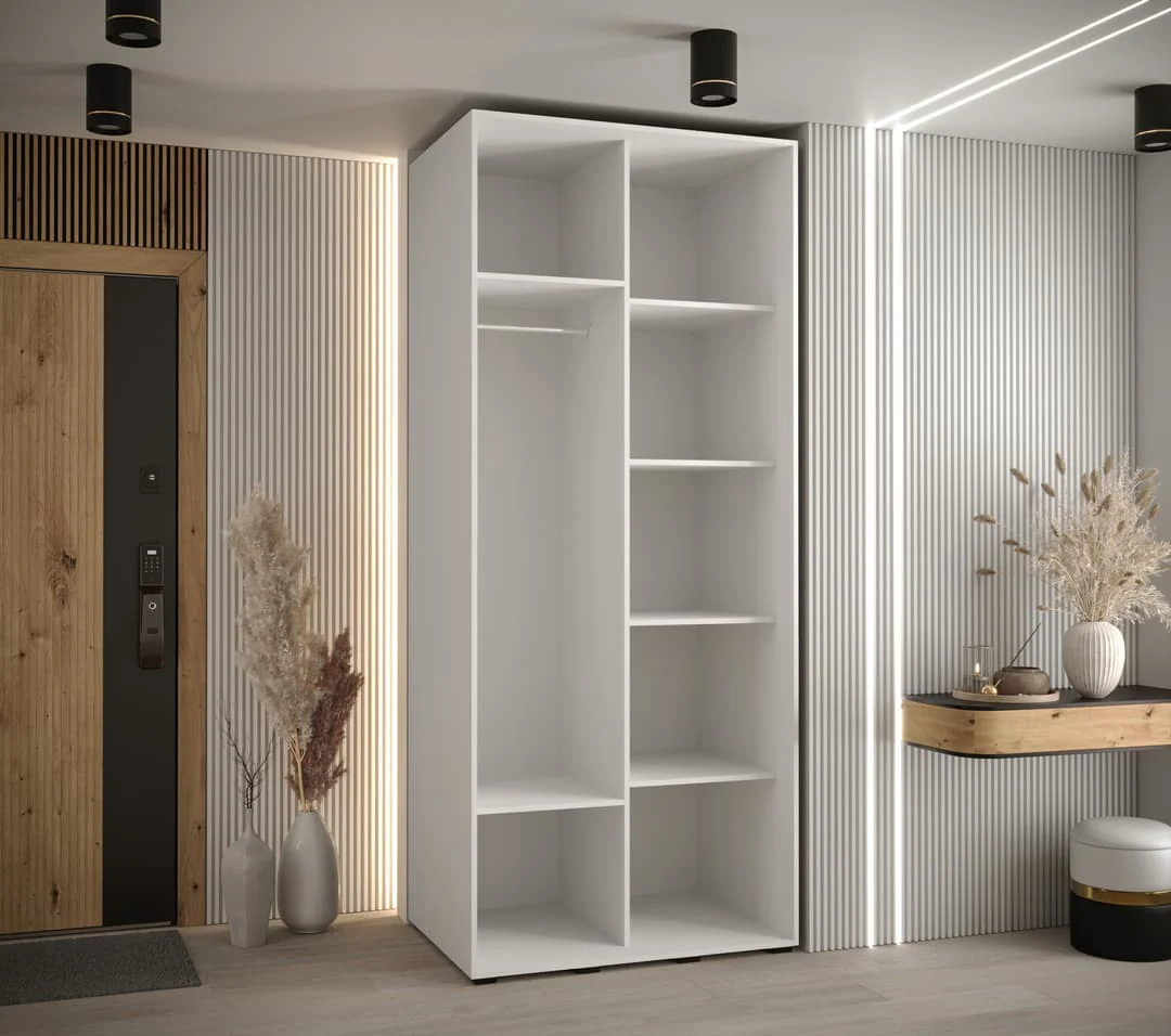 Cannes XIII Sliding Door Wardrobe 120cm - Image 3