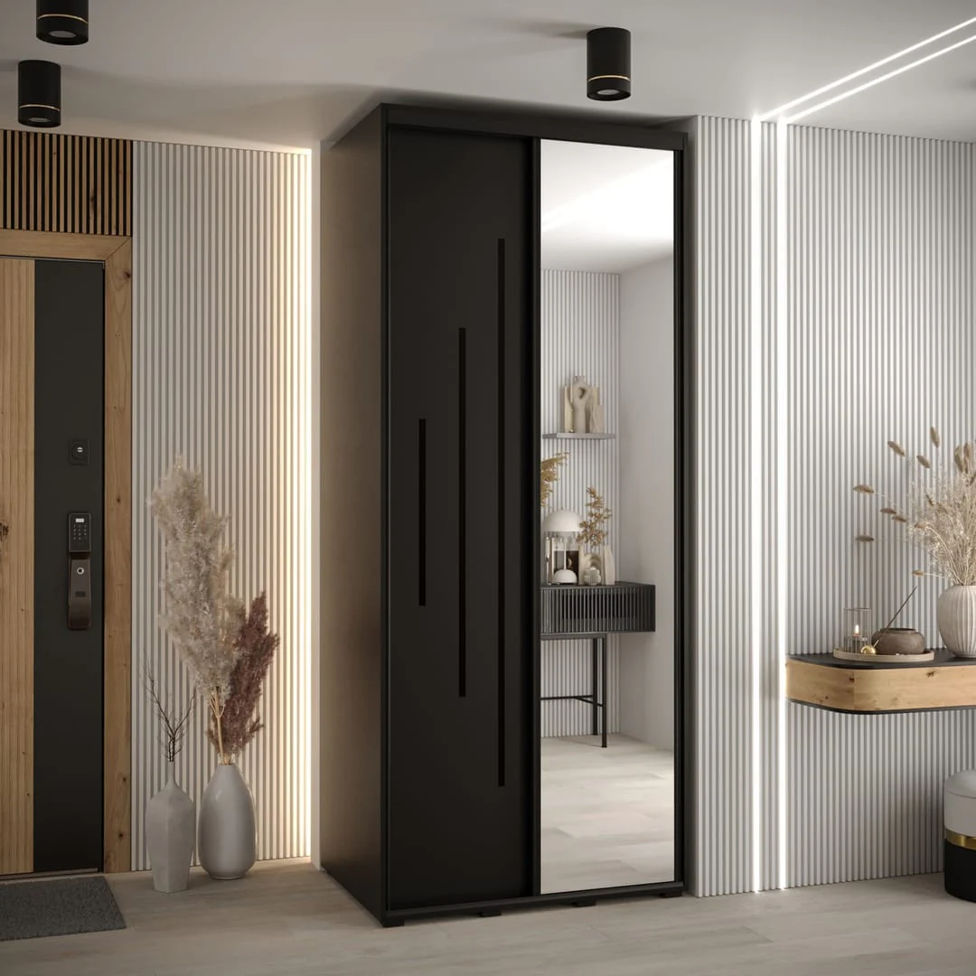 Cannes XIII Sliding Door Wardrobe 120cm - Image 8