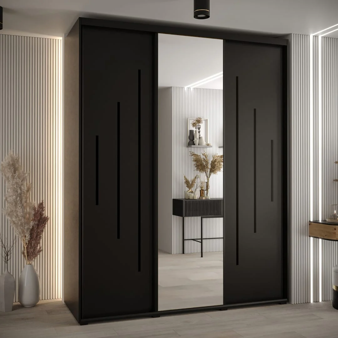 Cannes XIII Sliding Door Wardrobe 200cm - Image 7