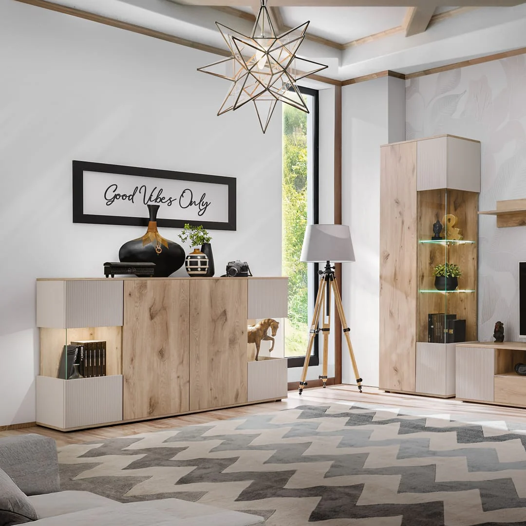 Catalina Display Sideboard Cabinet 160cm - Image 3