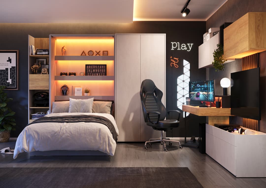 Concept Junior Vertical Wall Bed 120cm - Image 4