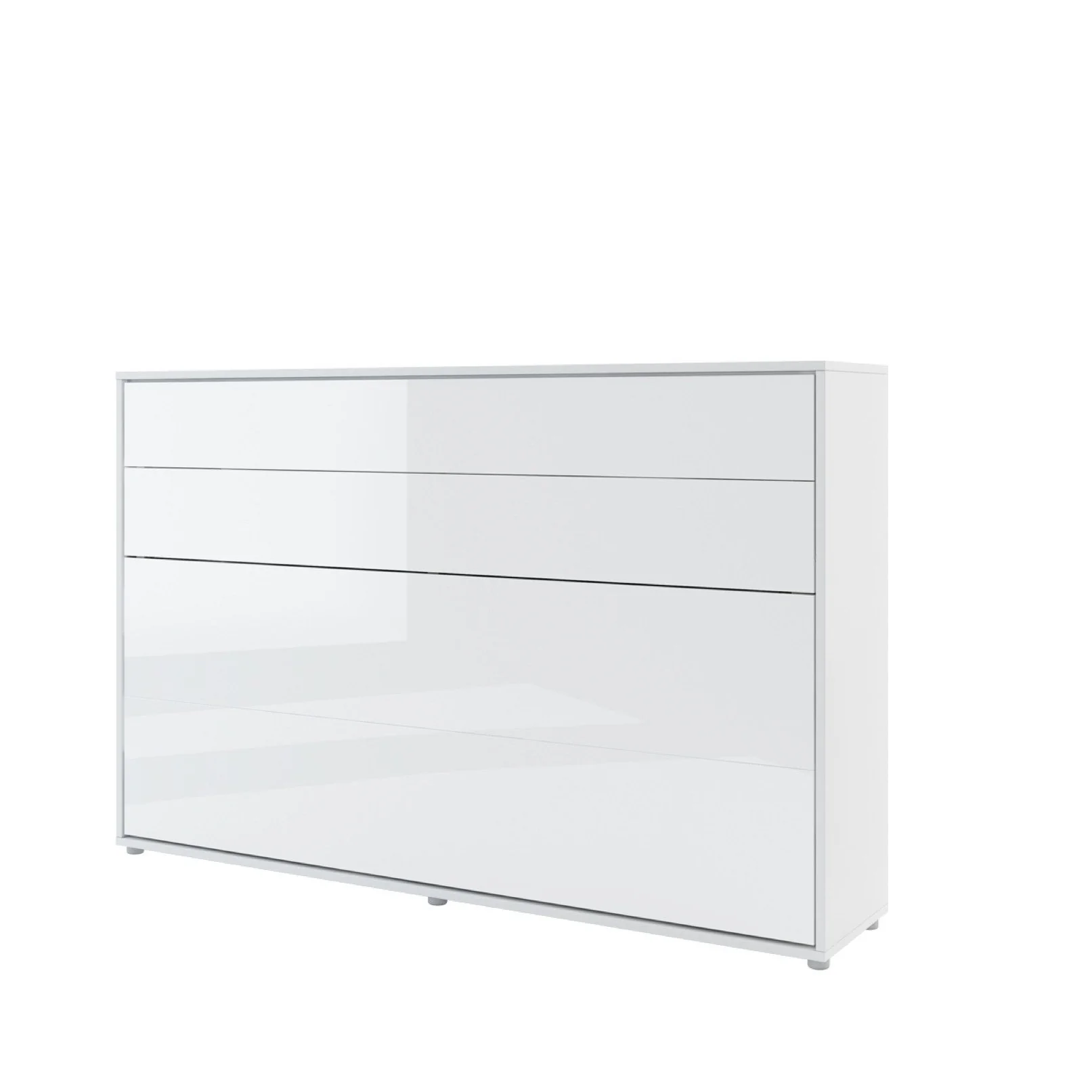 BC-05 Horizontal Wall Bed Concept 120cm With Storage Cabinet - Image 11