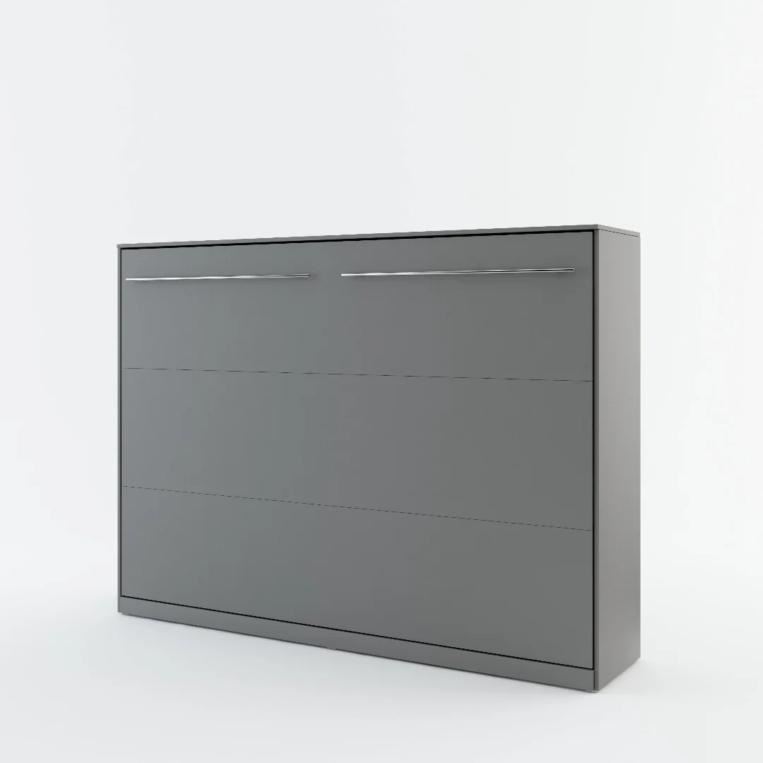 CP-04 Horizontal Wall Bed Concept Pro 140cm with Over Bed Unit - Image 13