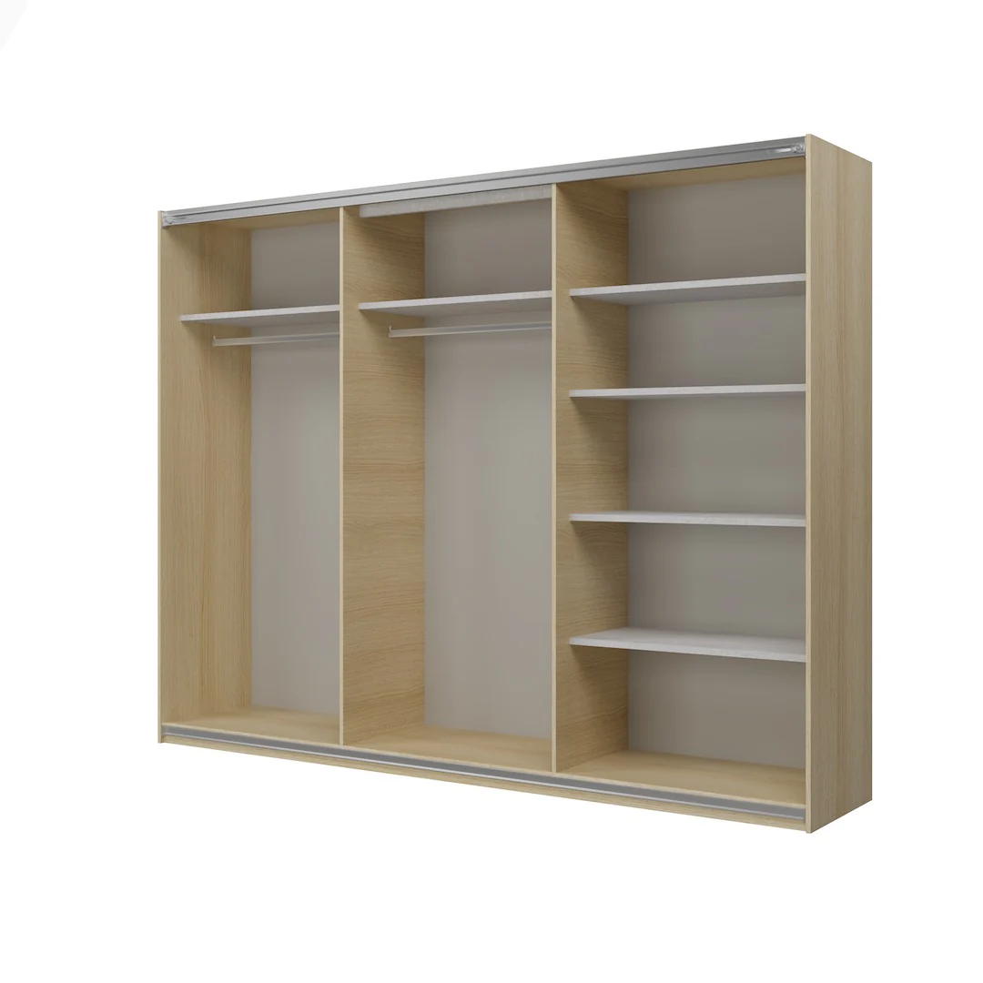 Cube Sliding Door Wardrobe 270cm - Image 11