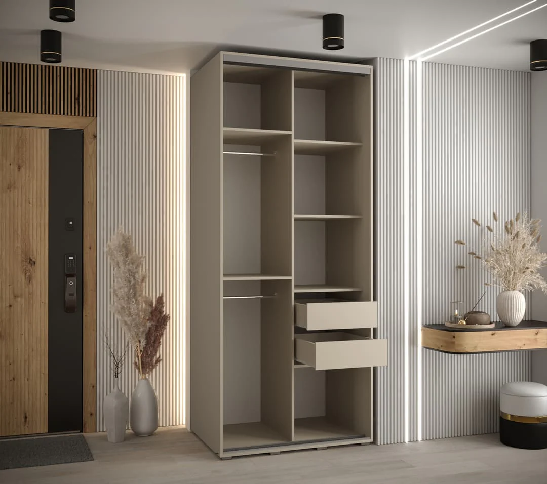 Dakota I Sliding Door Wardrobe 120cm - Image 6