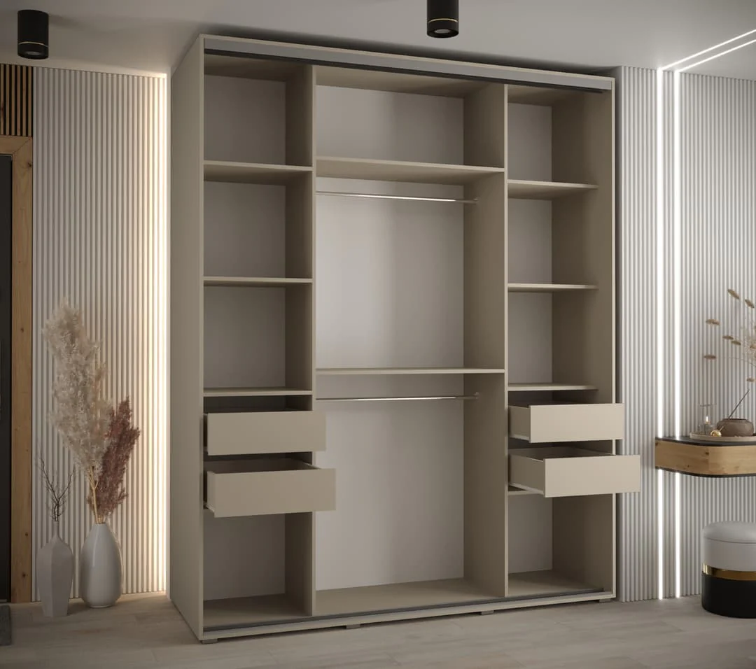 Dakota I Sliding Door Wardrobe 200cm - Image 6