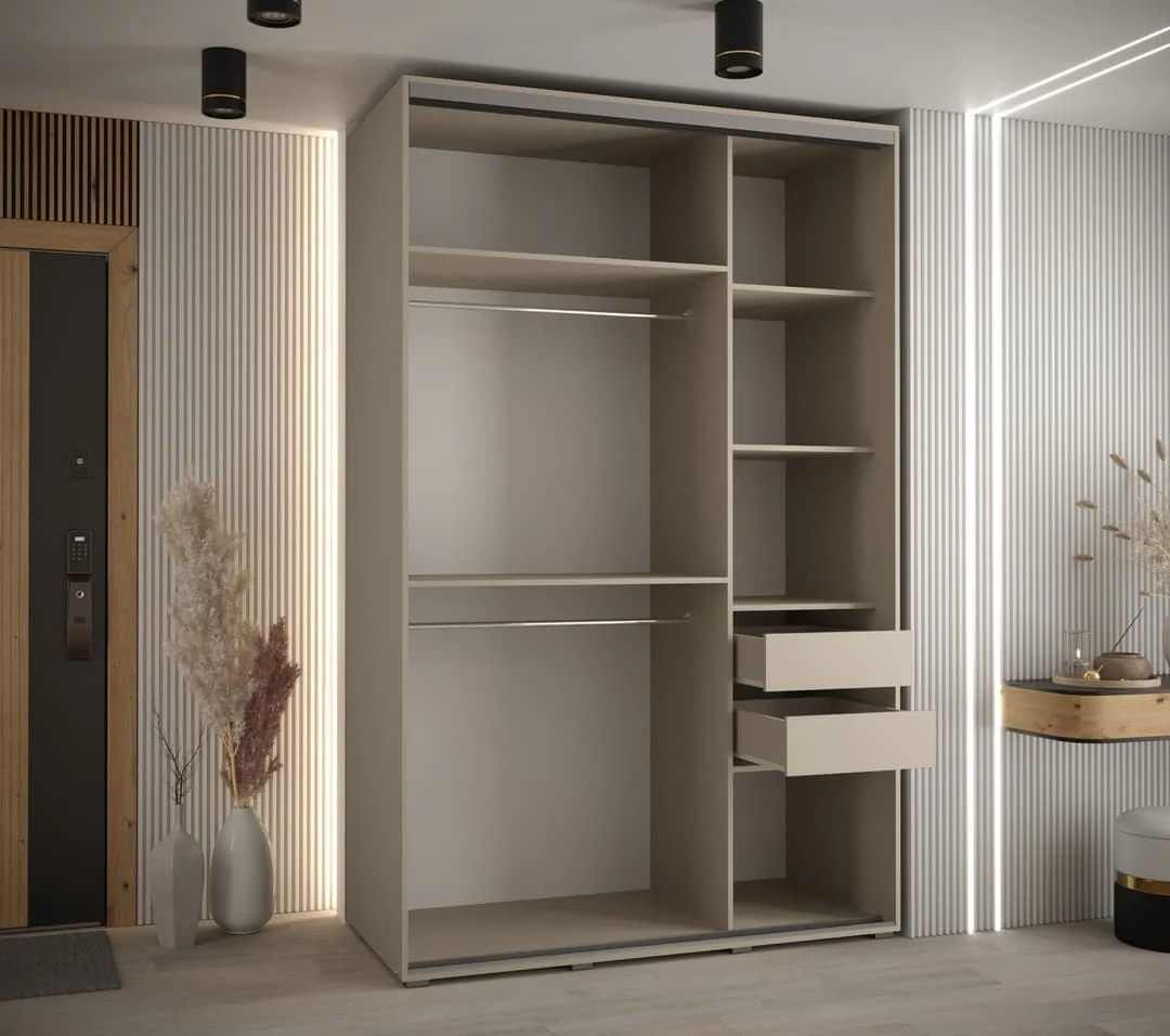 Dakota IX Sliding Door Wardrobe 160cm - Image 6