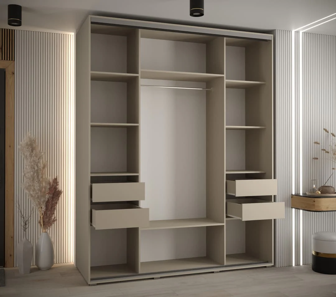 Dakota V Sliding Door Wardrobe 190cm - Image 5