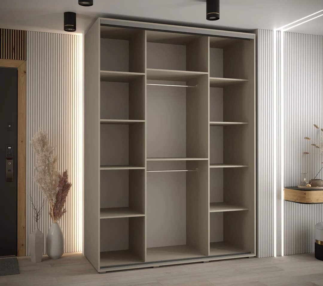 Dakota VI Sliding Door Wardrobe 180cm - Image 4