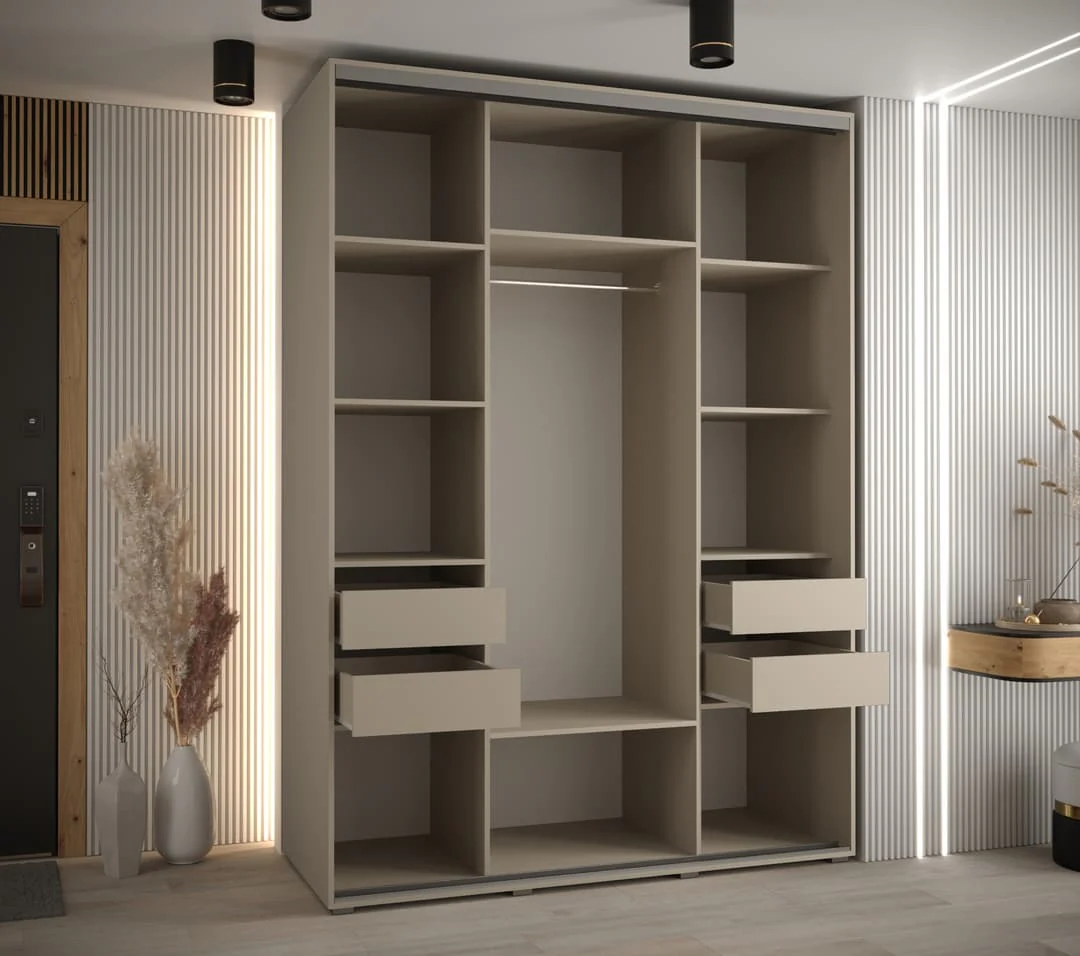 Dakota VIII Sliding Door Wardrobe 170cm - Image 5
