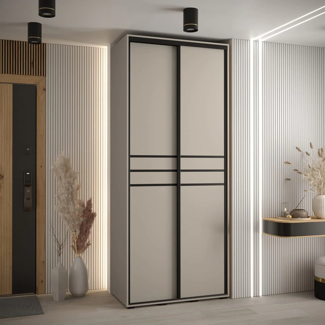 Dakota X Sliding Door Wardrobe 110cm