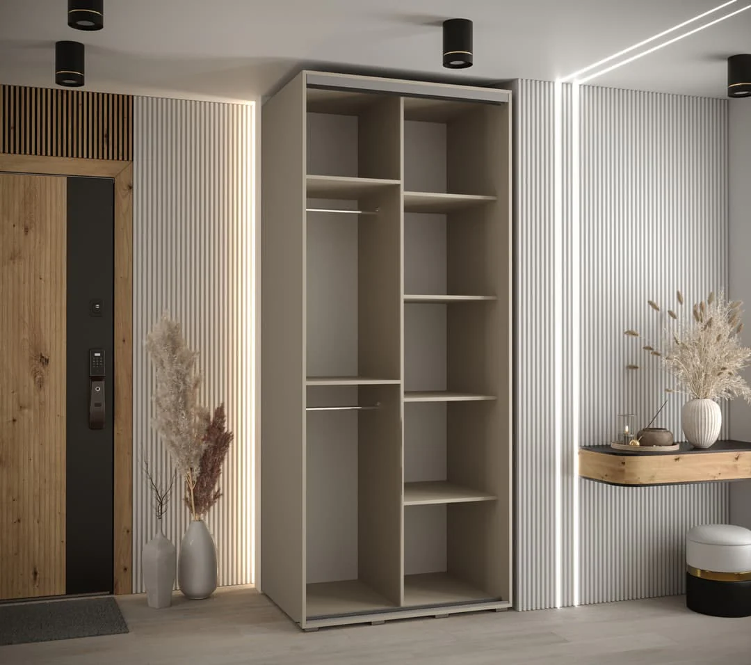 Dakota X Sliding Door Wardrobe 120cm - Image 4