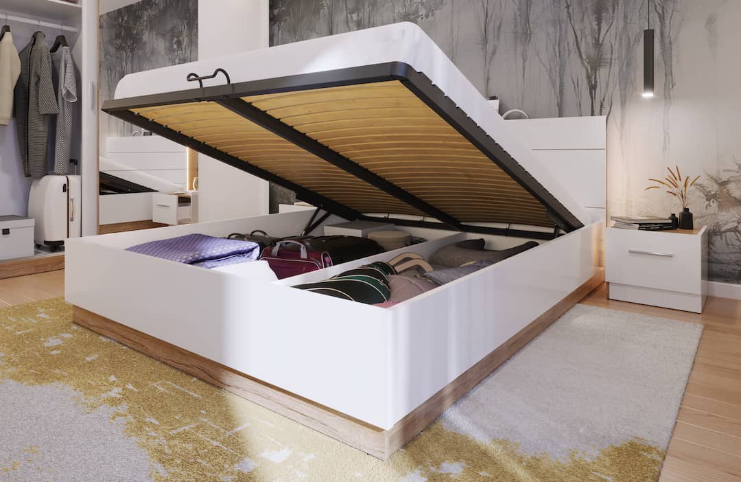 Dentro DT-02 Ottoman Bed with LEDs - Image 4