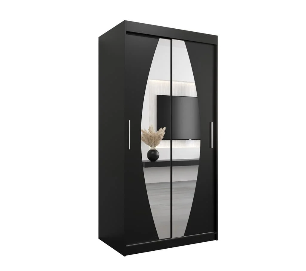 Elypse Sliding Door Wardrobe 100cm - Image 12