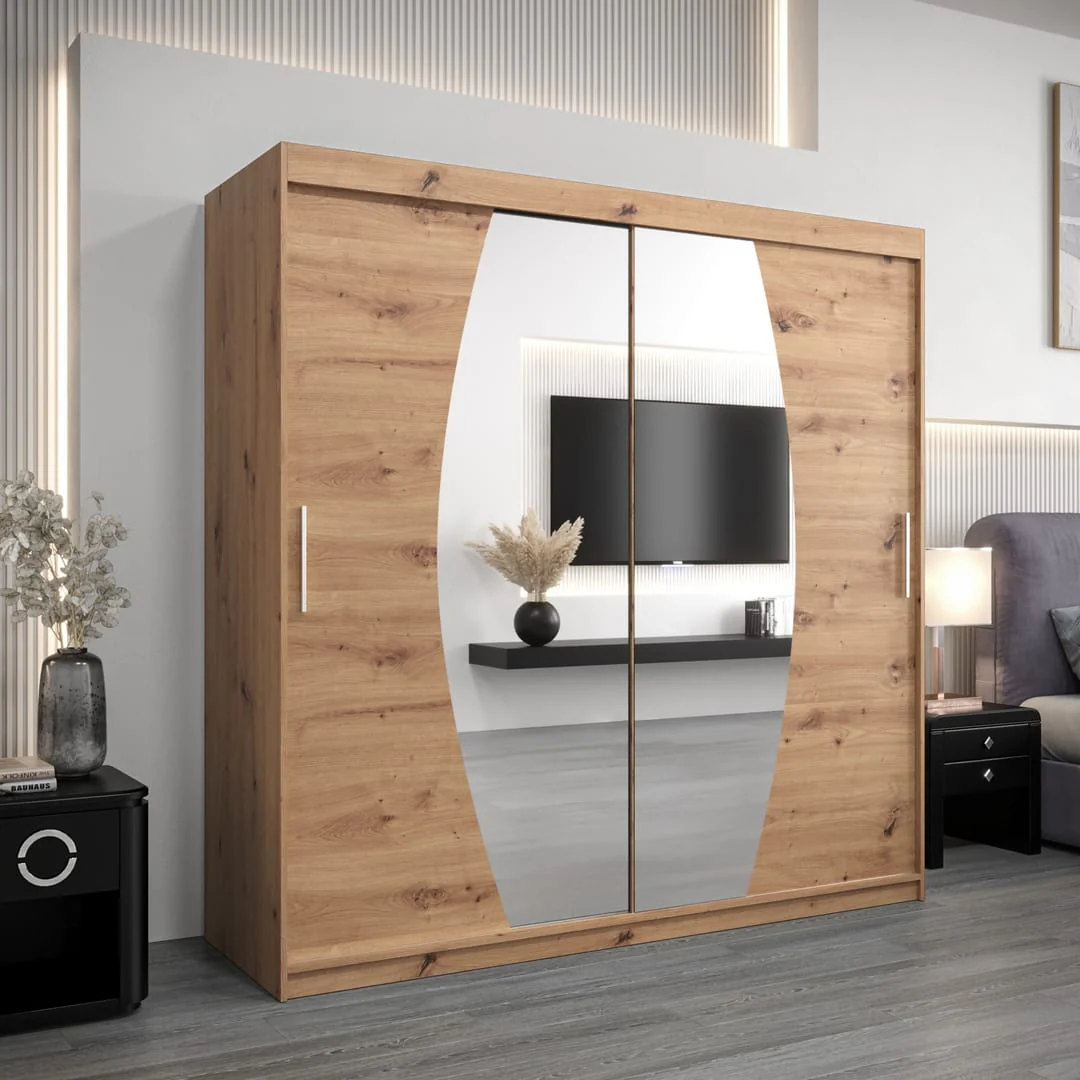 Elypse Sliding Door Wardrobe 200cm - Image 6