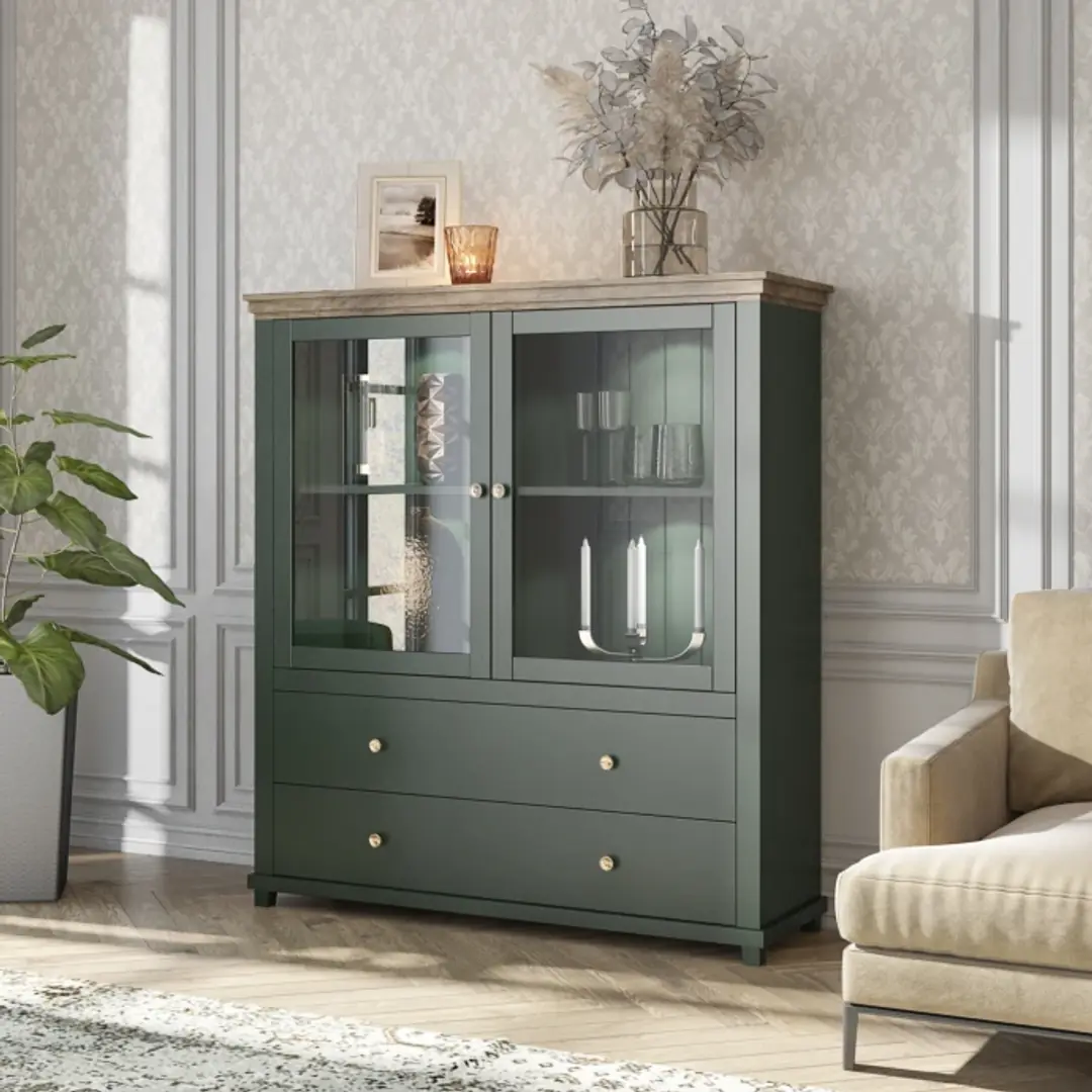 Evora 46 Display Cabinet 126cm