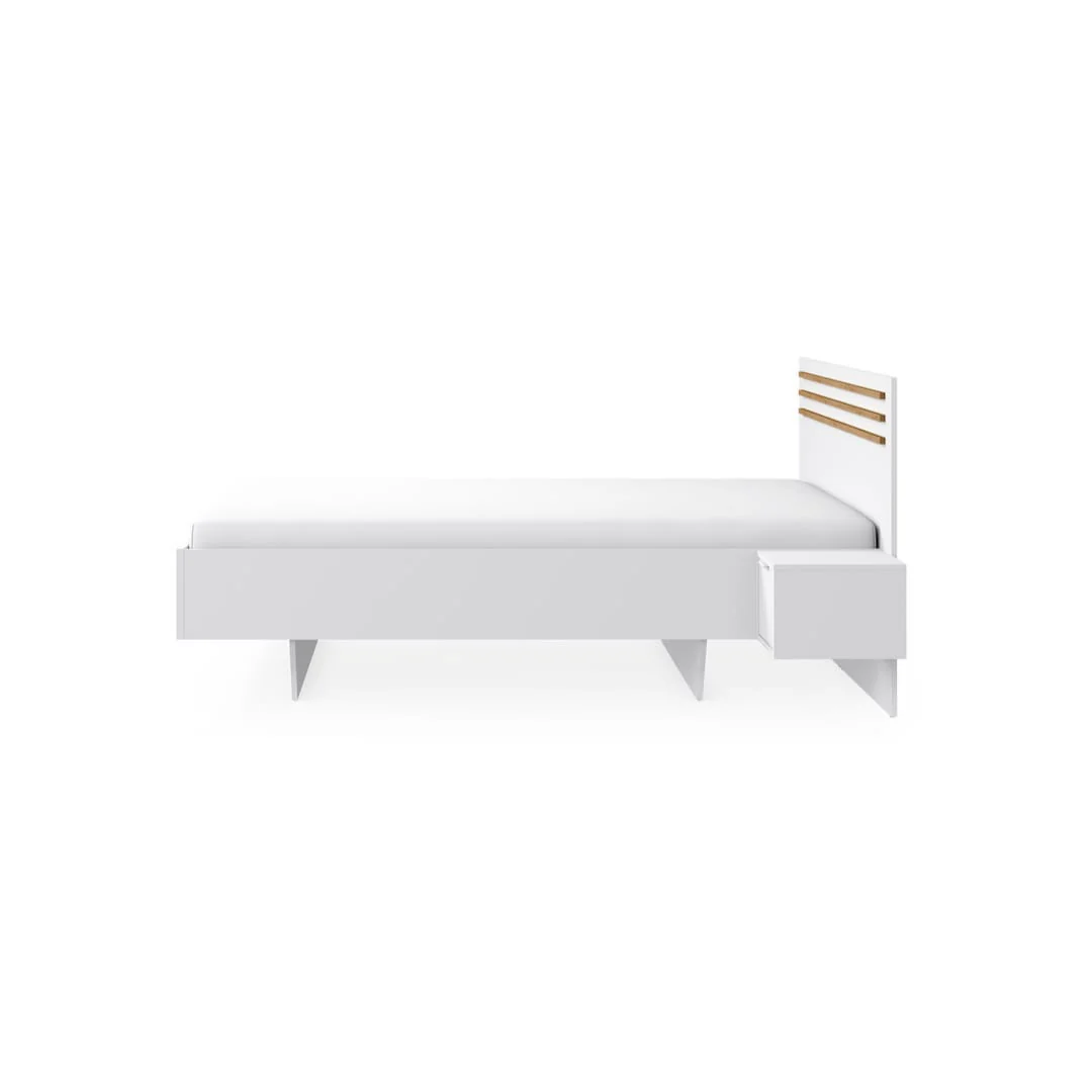 Florencja Bed Frame With Bedside Cabinets [EU King] - Image 4